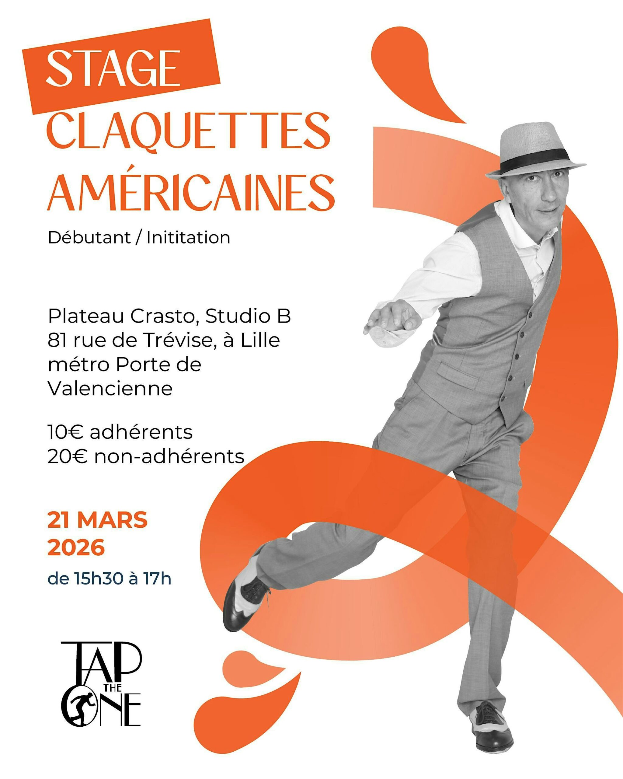 Stage de claquettes américaines initiation / débutant à Lille